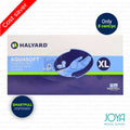 Halyard Aquasoft Nitrile Powder-Free X-Large Examination Gloves Box of 250