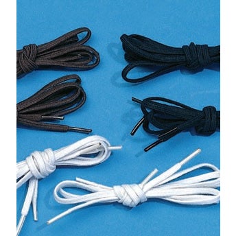 Tylastic Shoelaces, 3mm x 66cm, White, 4 Pair/pack