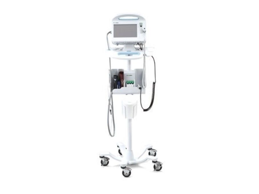 welch allyn mobile stand with cable management storage system