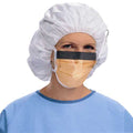 Halyard Level 3 Fog-Free Surgical Mask with Splashguard Visor Pleated Box of 25
