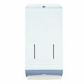 kleenex optimum towel dipsenser / white & grey lockable metal / 258mm x 536mm x 85mm / each