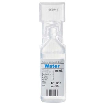 braun water for injection  / 10ml / box of 20