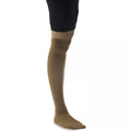 Ted Anti-Embolism Knee Length Stocking Beige Large Regular Closed Toe