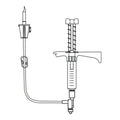 B Braun Multi-AD Fluid Dispensing System 10cc Luer Lock Syringe With 41″ Transfer Set