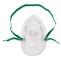 oxygen mask - adult elongated shape without tubing
