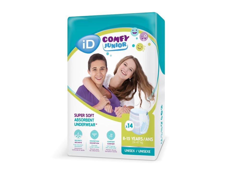 iD Comfy Junior Pants 8-15yrs 8 x14  (24-47 kg)