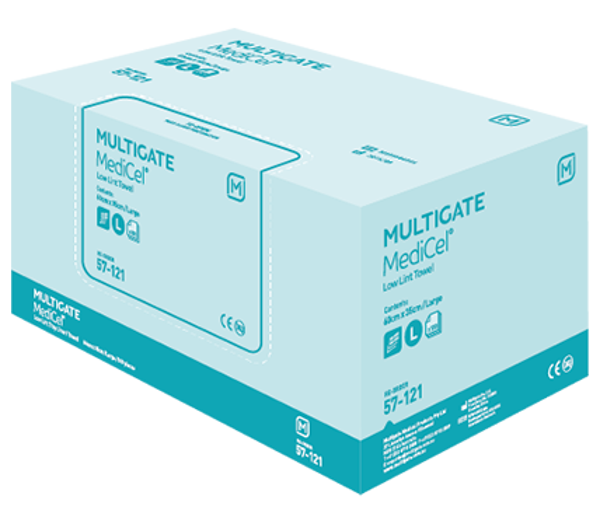 medicel towel low-lint large / 35cm x 60cm / box of 100
