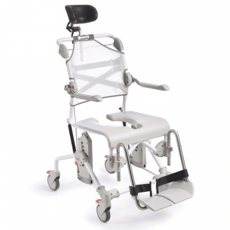 Etac Swift Mobil Tilt – 2 Shower Commode with Pan Holder