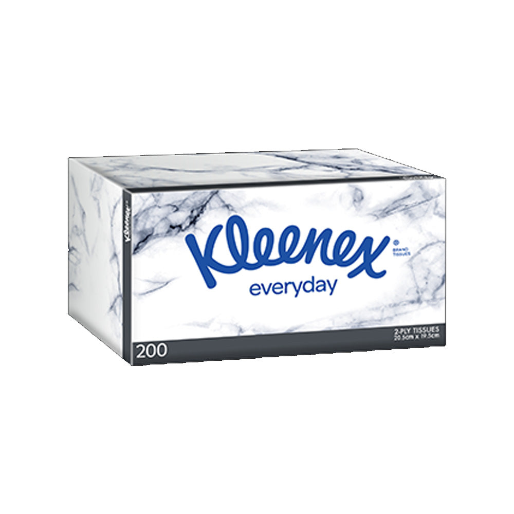 Kleenex Everyday Facial Tissue Unscented 19.5 x 20.5cm