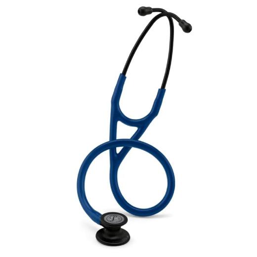 3M Littmann Cardiology IV Stethoscope With Special Edition Black Chestpiece, Navy Blue Tube, Black Stem And Headset
