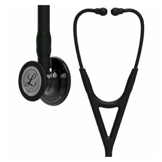 3M Littmann Cardiology IV Stethoscope With High Polish Smoke Chestpiece; Black Tube; Black Stem And Black Headset