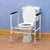 Steel Floor Fixing Feet for Adjustable Toilet Surround, 4/pack