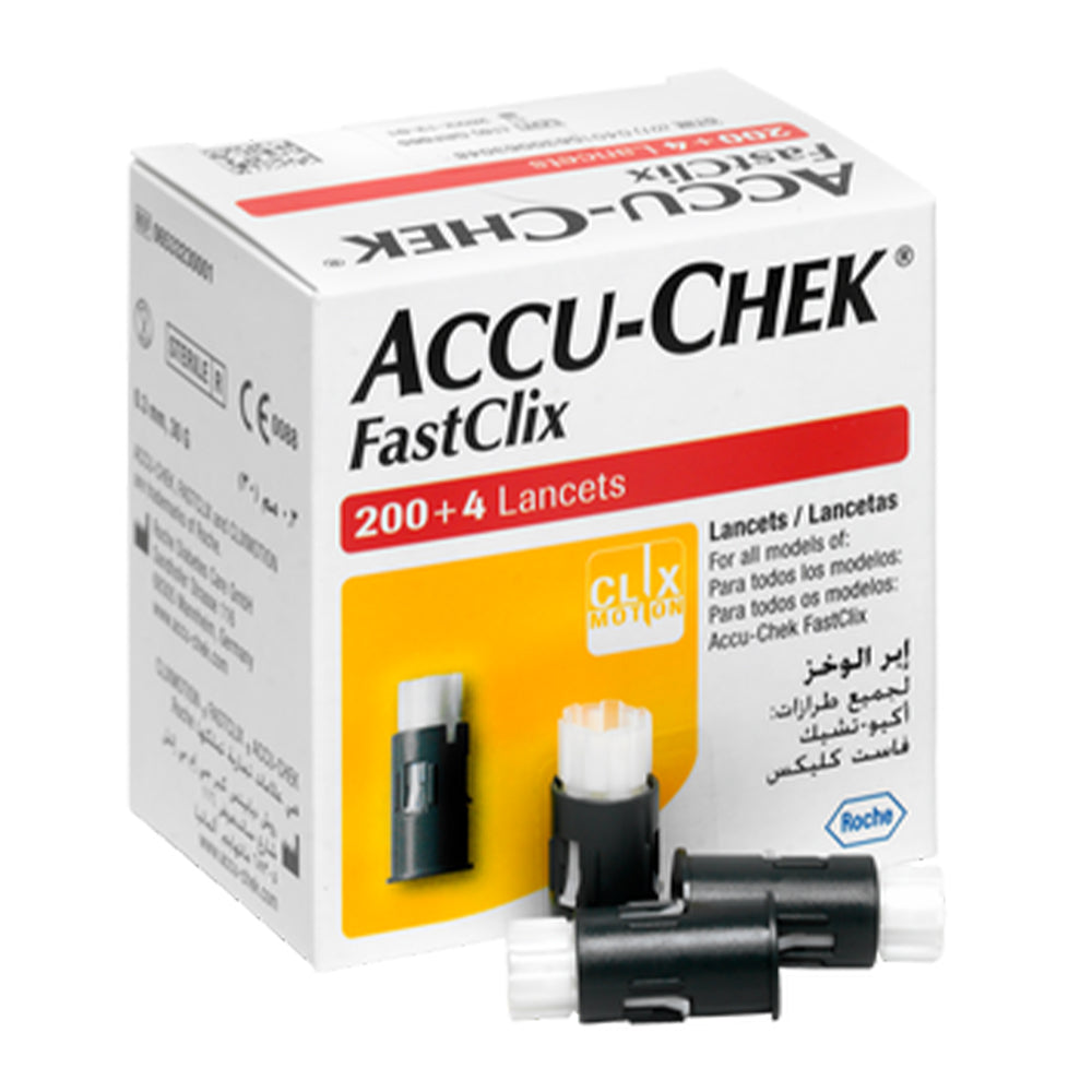 Accu-Chek FastClix Lancet 200+4 Lancets