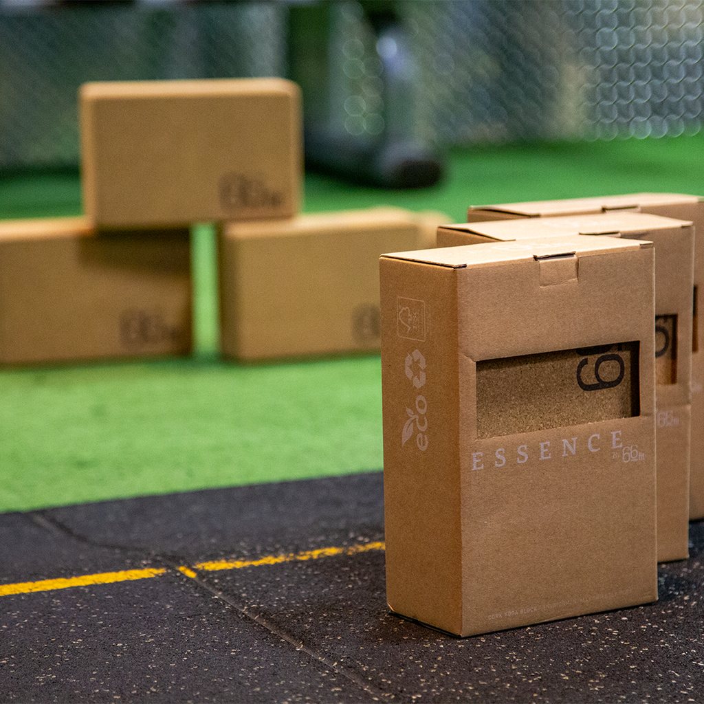 66fit Essence Cork Yoga Block