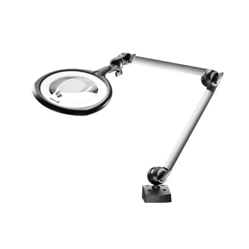 magnifier lamp - waldmann "tevisio" - led - 2x magnification - w/ stand