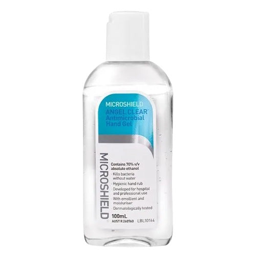 Microshield Angel Clear Antimicrobial Hand Gel 100ml