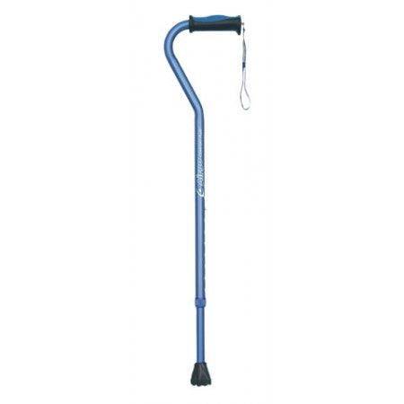 Airgo Comfort-Plus™ Aluminum Cane, Offset Handle - Blue