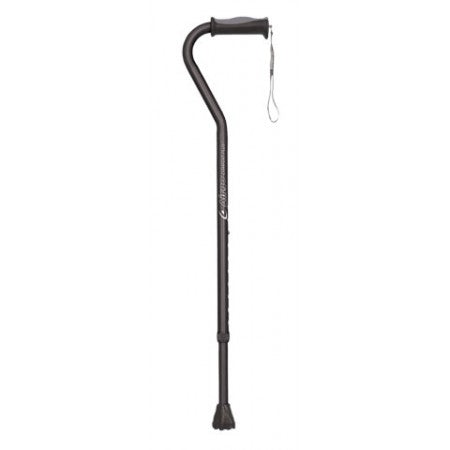 Airgo Comfort-Plus™ Aluminum Cane, Offset Handle - Black