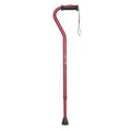 Airgo Comfort-Plus™ Aluminum Cane, Offset Handle - Burgundy
