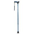 Airgo® Comfort-Plus™ Aluminum Cane, Derby Handle - Blue