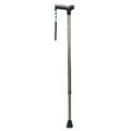 Airgo Comfort-Plus™ Aluminum Cane, Derby Handle - Charcoal