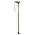 Airgo® Comfort-Plus™ Aluminum Cane, Derby Handle - Olive