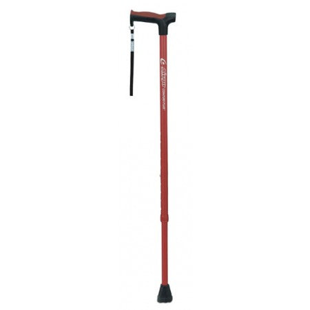 Airgo Comfort-Plus™ Aluminum Cane, Derby Handle - Burgundy