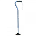 Airgo Comfort-Plus Cane with MiniQuad Ultra-Stable Tip - Blue