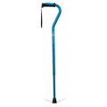 Hugo® Offset Handle Cane - Aquamarine