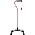 Hugo® Large Base Quad Cane - Rose