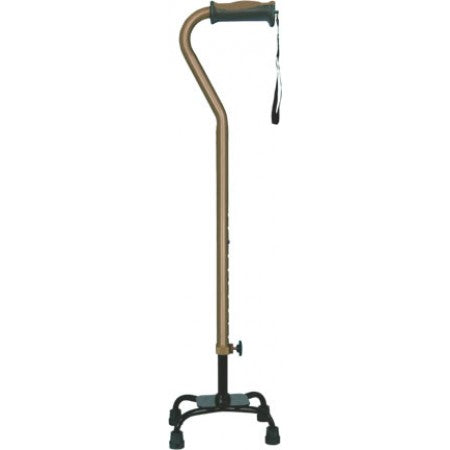 Hugo® Small Base Quad Cane - Cocoa