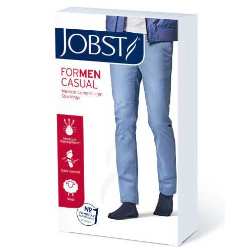 JOBST For Men Casual Knee High Extra Large khaki 20-30mmHg