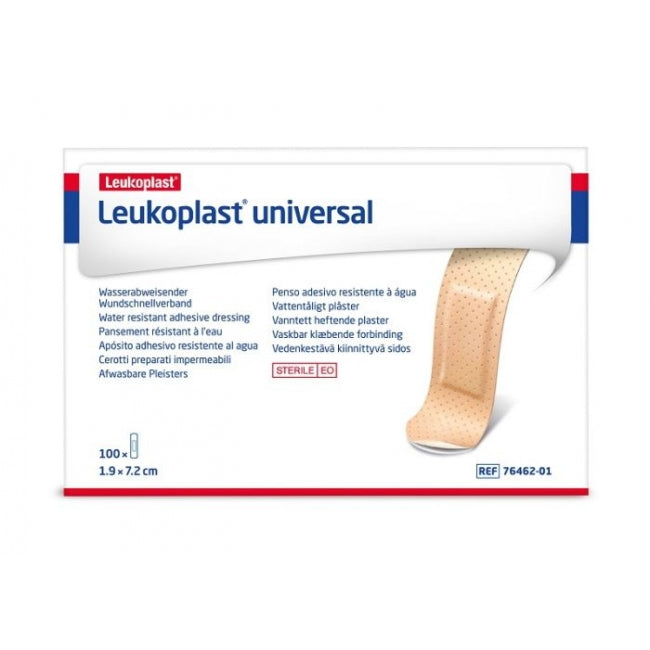 Leukoplast Universal Sterile Strip 19 x 72mm Tan box/100