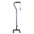 Airgo Comfort-Plus™ Adjustable Quad Canes, Small Base - Charcoal
