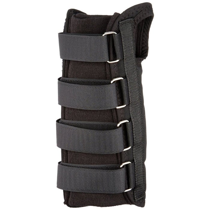 Rolyan D-Ring Wrist Brace, Regular Length, Black