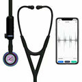 3M Littmann Core Digital Stethoscope Black Chestpiece Tube, Stem and Headset 27 inch