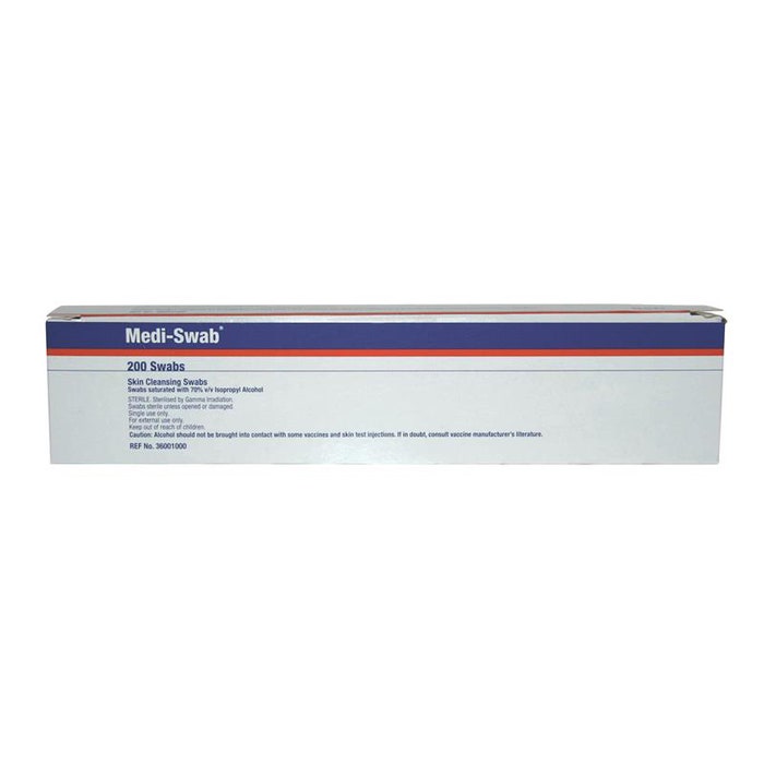 Medi-Swab Alcohol Wipes, 200/bx