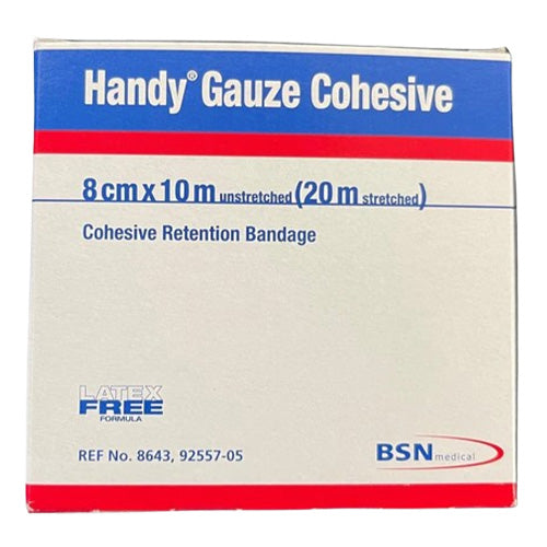 Handy Gauze Cohesive Retention Bandage 8cmx10m