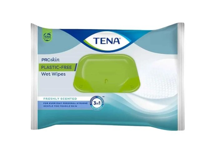 TENA Plastic Free Wet Wipes 48x12