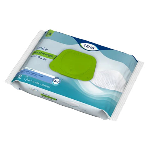 Tena Proskin Plastic Free Wet Wipes X-Large 30x20cm
