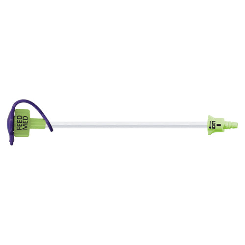 AMT MiniONE  2″ Glow Green Straight Bolus ENFit Medication Set With Cap