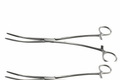 Armo Uterine Forceps Bozemann dressing serrated curved 25cm
