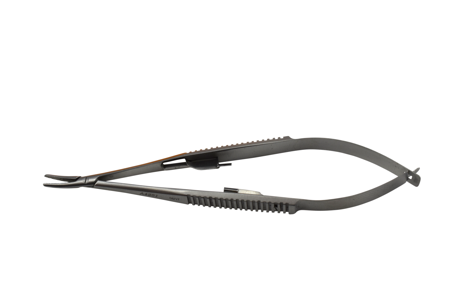 Armo Castroviejo Opthalmic Curved, locking Needleholder 13cm