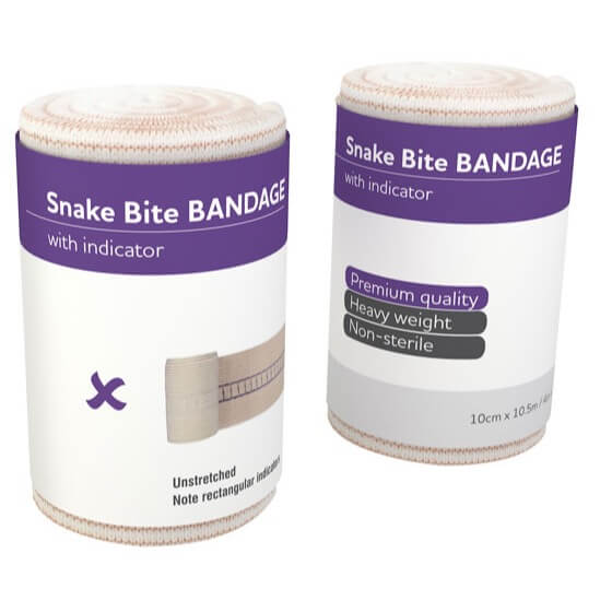 Aeroform Snake Bite Bandage with Indicator 10cm x 10.5m Wrap