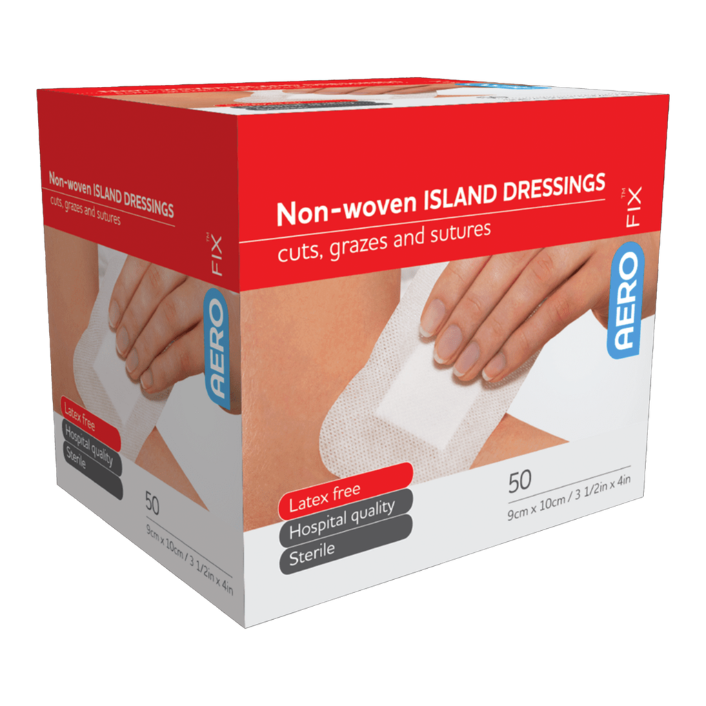 AeroFix Adhesive Island Dressing 9cm x 10cm