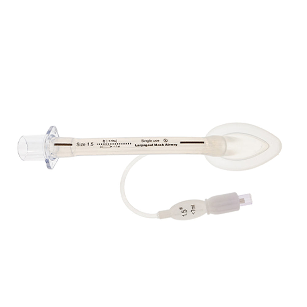 M Devices Silicone Disposable Laryngeal Airway Mask 1.5 White Sterile