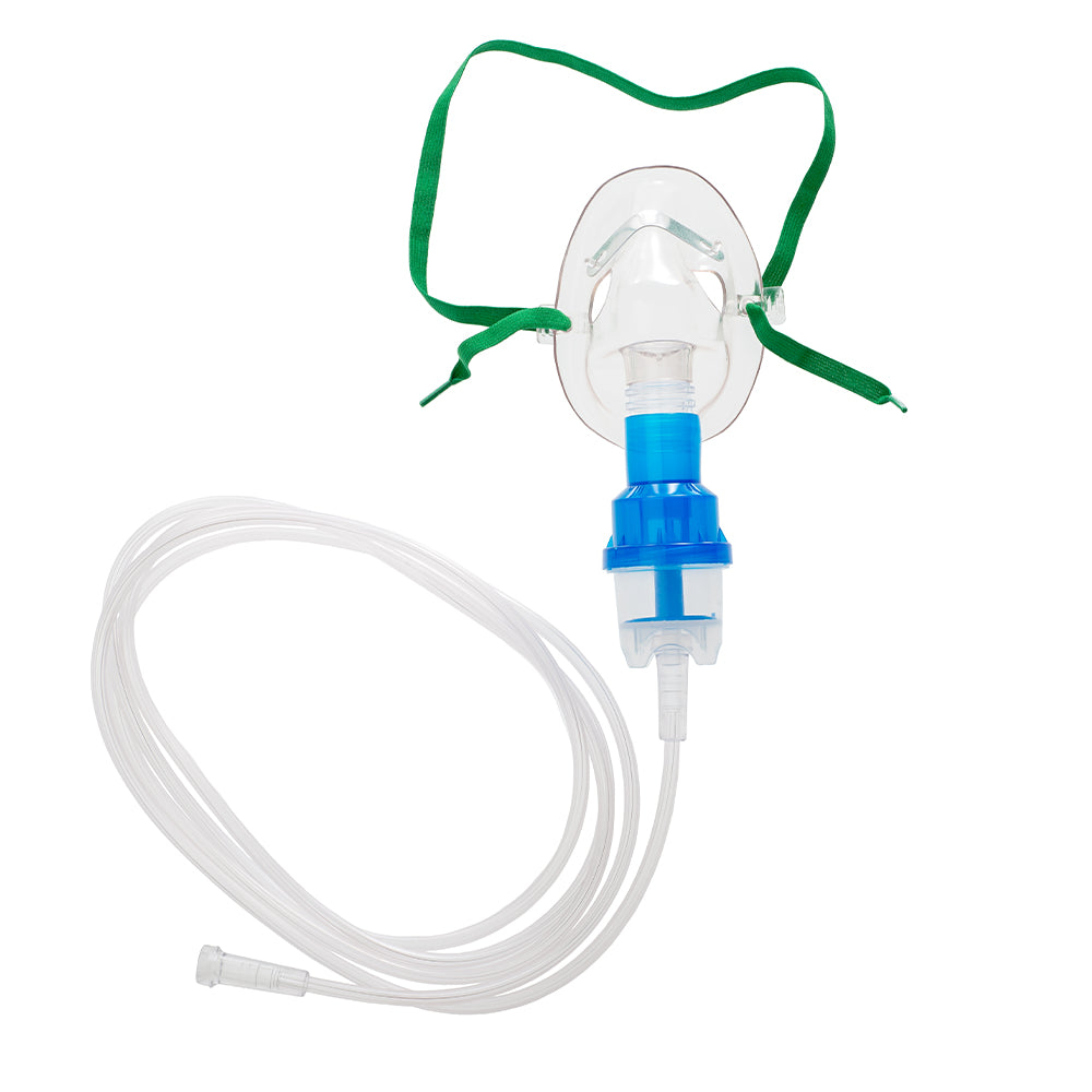 M Devices Paediatric Nebuliser Kit Elongated Shape With 10ml Jar 2.1m Clear Tubing