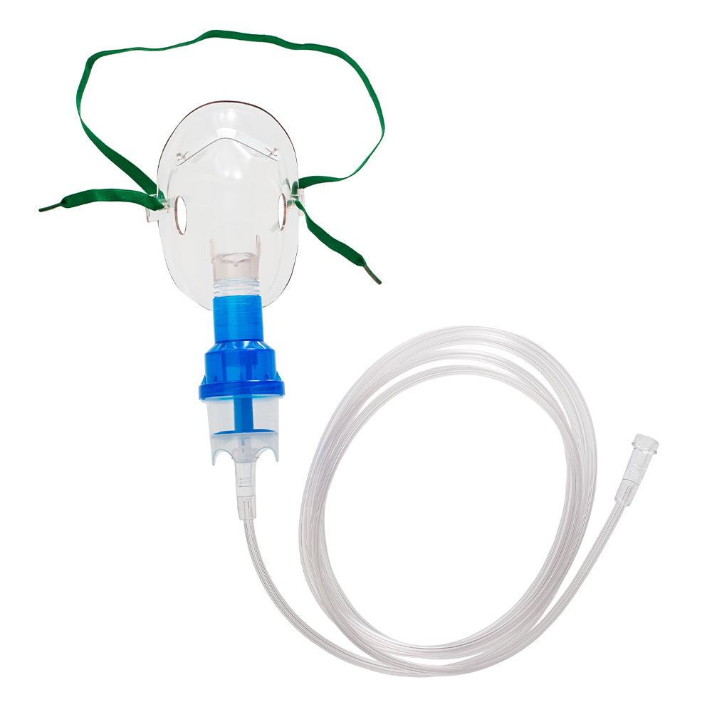 M Devices Adolescent Nebuliser Kit Standard Shape With 10ml Jar 2.1m Clear Tubing