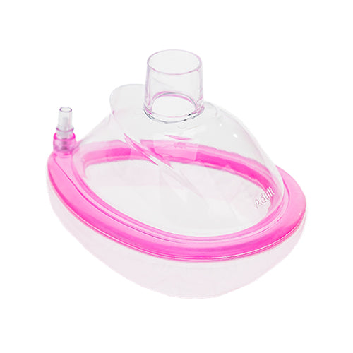 M Devices Adult Red Anaesthesia Mask Size 5 Non-Sterile
