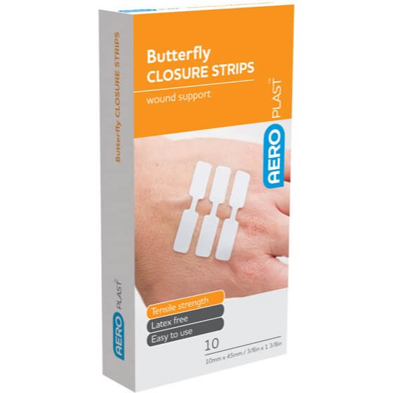 Aeroplast Butterfly Wound Closures 45 x 10mm